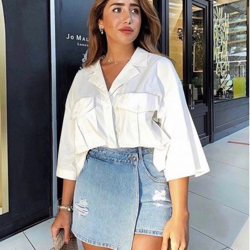 Blue Denim Skort